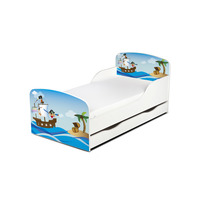 Bedding & Beyond Pirate Ship Toddler Bed with Underbed Storage