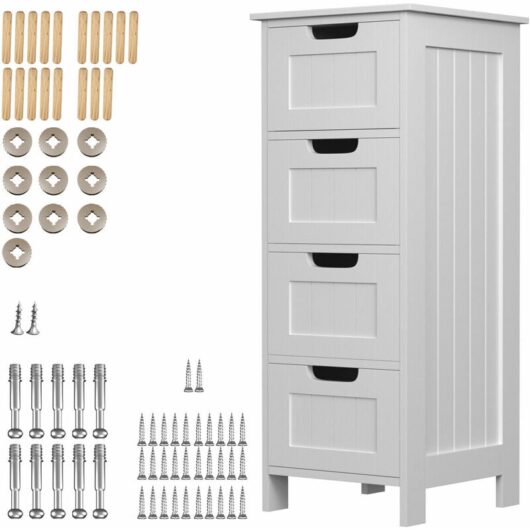 Dayplus - Bathroom Under Sink Cabinet Basin Storage Cupboard Vanity Door Furniture Unit