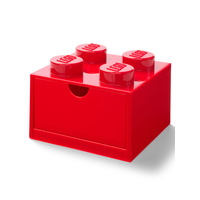 Lego Brick Storage Desk Drawer 4 - Blue