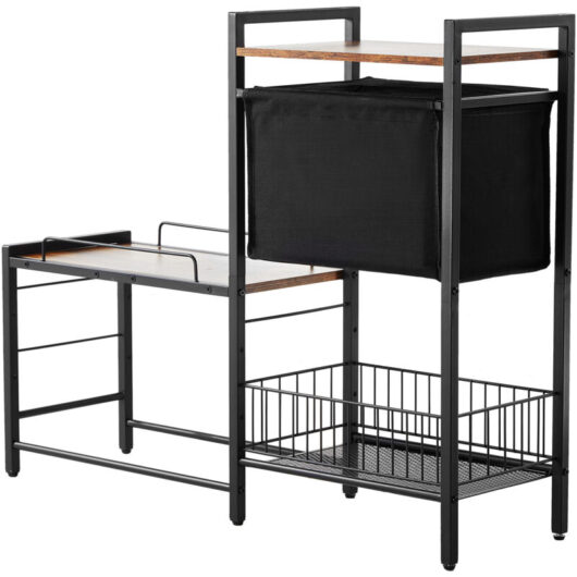 Mophorn - Pet Feeding Station with Storage, Raised for All Dogs,Suitable as a storage shelf in the living room, bedroom or kitchen