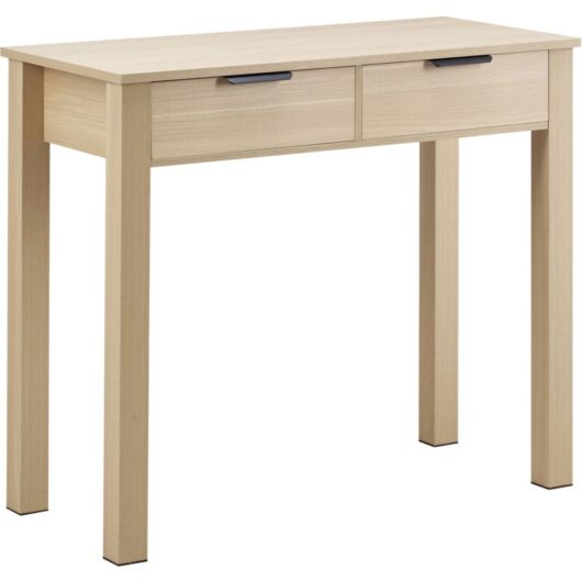 Mophorn - Compact Desk with Drawers, Kids Study Table for Bedroom, Modern Minimalist Desk for Drawing, Reading, Writing, Rectangular mdf Furniture