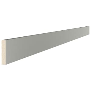 Boston Matt Light Grey 100mm Bedroom Plinth 2.7m (W100 x H2745 x D18mm)