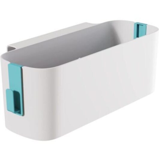 Floating Nightstand Shelf Storage Organizer Bedside Caddy Basket with 2 Hooks Baby Crib Shelves Holder Dorm Supplies