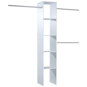 Spacepro Interior Wardrobe Storage Unit White