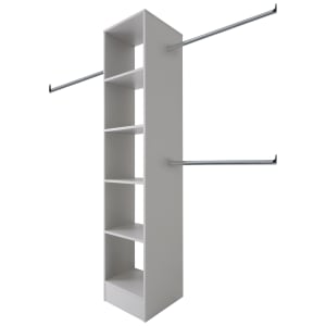 Spacepro Wardrobe Storage Kit Tower Unit Cashmere - 450mm