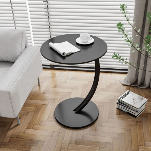 Side table, small side table, center table, end table, bedside table for bedroom, coffee table 60 x 40 x 38, coffee table, compact structure, simple