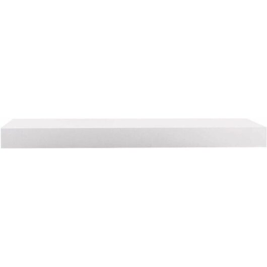 WOLTU Floating Shelf Storage Display Unit Wall Mounted bookcases Unit White 120 cm